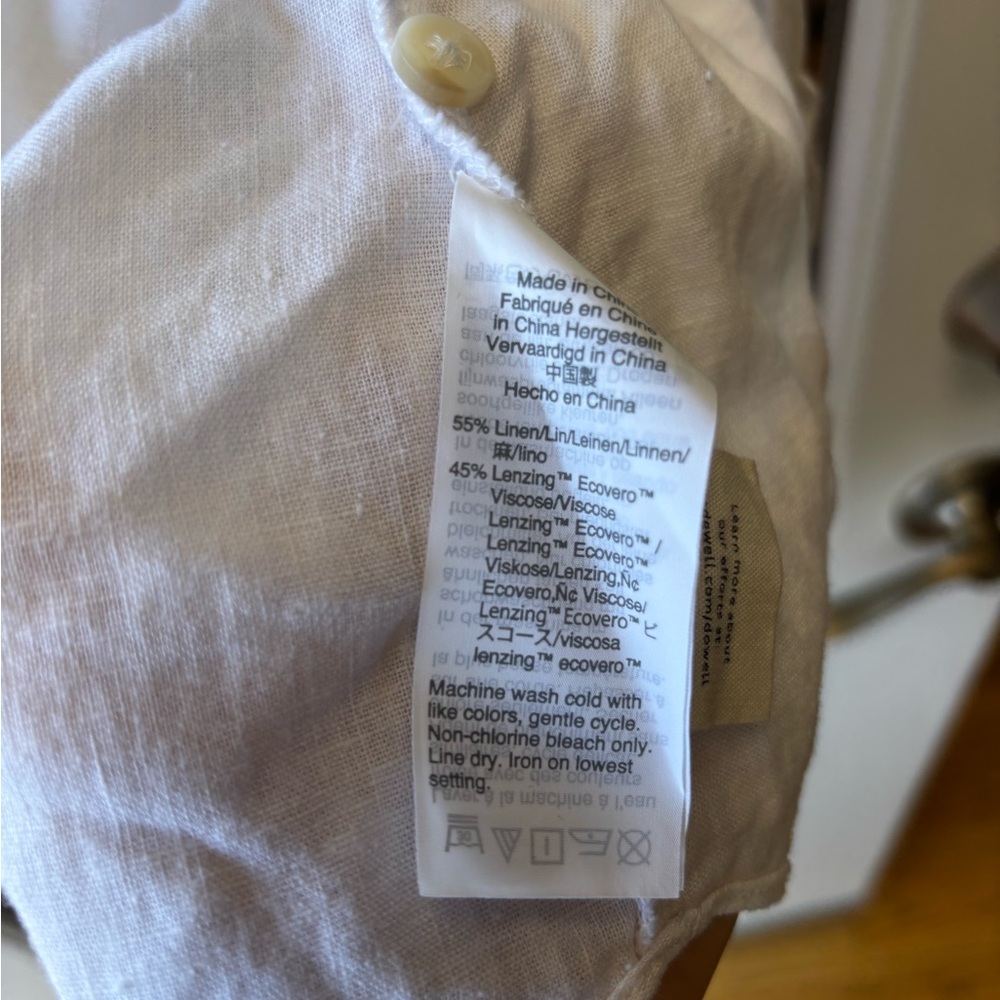 Madewell Linen-Blend Hilltop Shirt - Picture 4 of 5